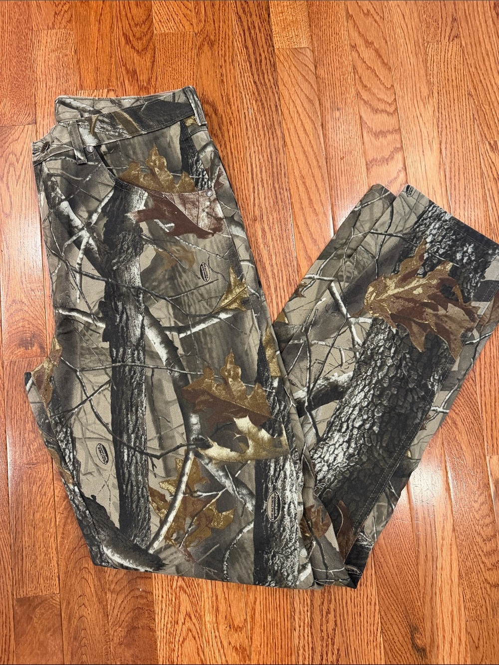 Wrangler X Realtree Camo Pants in Olive & Brown Camo